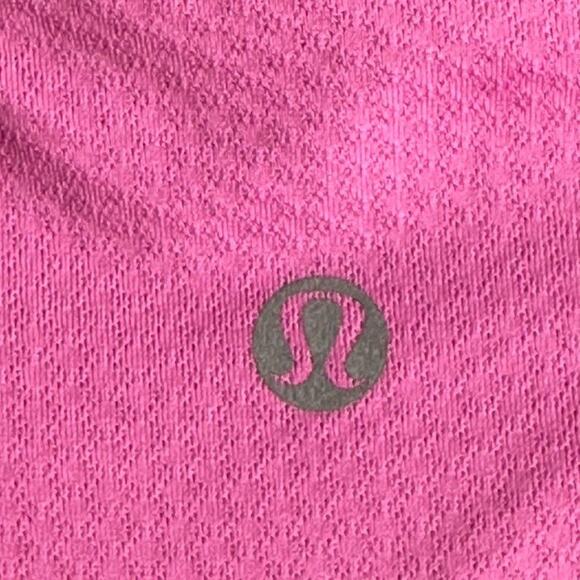 Lululemon Run For Your Money Tank Women's 4 Pow Pink Light Activewear Stretch - Picture 4 of 7